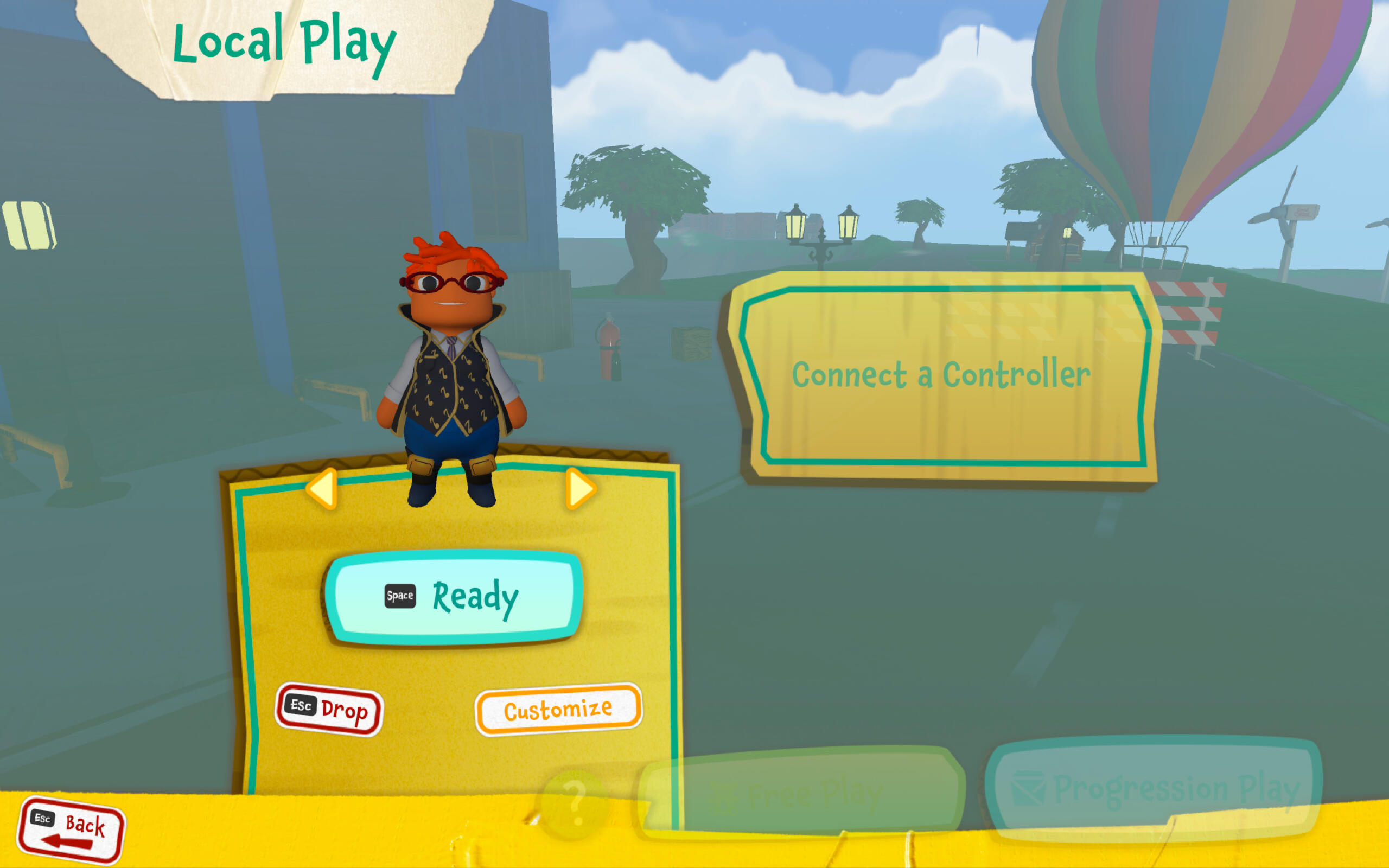 Local Play Menu